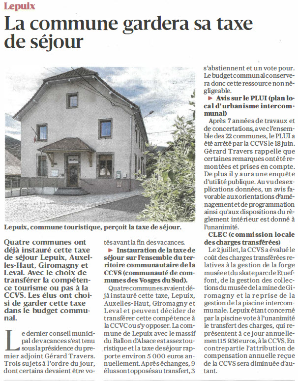 taxe de séjour